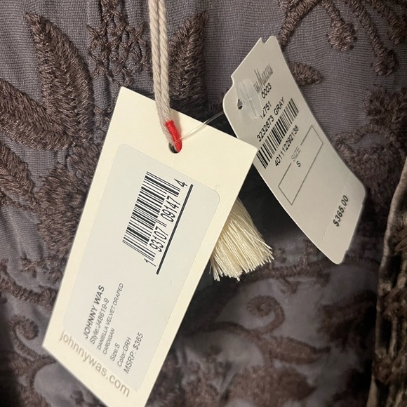 NWT Johnny Was Daniella Draped Cardigan - Picture 9 of 12